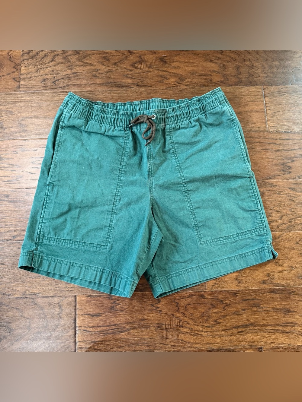 Filson Men's Dark Moss Green Dry Falls Shorts S Elastic Waist Drawstring Pocket